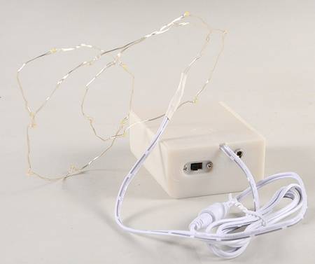 General Village Electrical String Of 16 White Lights - Boxed
