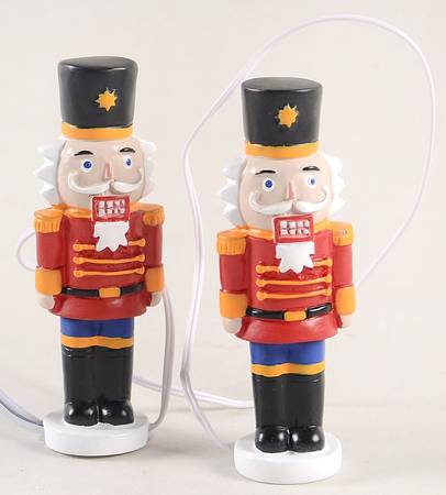 General Village Electrical Lit Nutcracker Yard Decor - Boxed