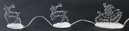 General Village Electrical Santa's Sleigh- Lit Yard Decorations - Boxed