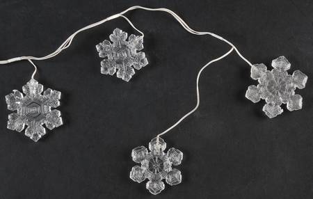 General Village Electrical 4/ String Of Snowflake Lights - Boxed