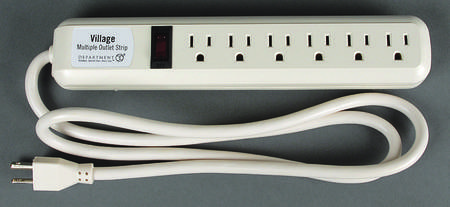 General Village Electrical Multiple Outlet Strip - Boxed