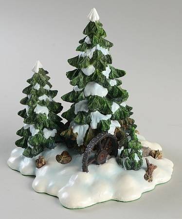 General Village Tree Accessories Wagon Wheel Pine Grove - Boxed