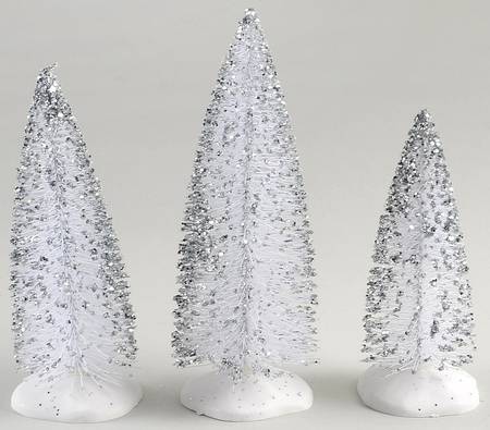 General Village Tree Accessories Sparkly Silver Sisals - No Box