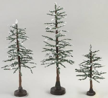 General Village Tree Accessories Snowy Lodge Pines - No Box