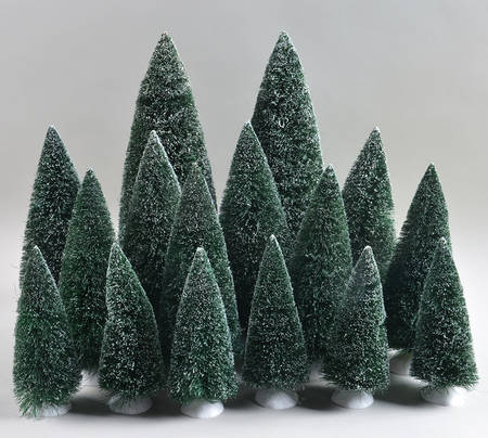 General Village Tree Accessories Frosted Topiaries - No Box by Department 56