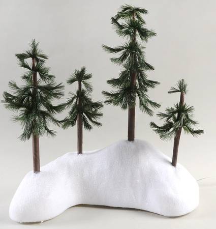 General Village Tree Accessories Fiber Optic Woods Green - Boxed