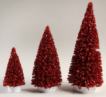 General Village Tree Accessories Ruby Christmas Pines - No Box
