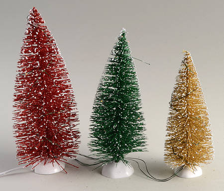 General Village Tree Accessories Lit Holiday Pines - No Box