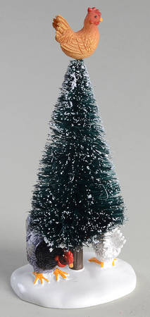 Twelve Days of Trees Three French Hens Tree - Boxed