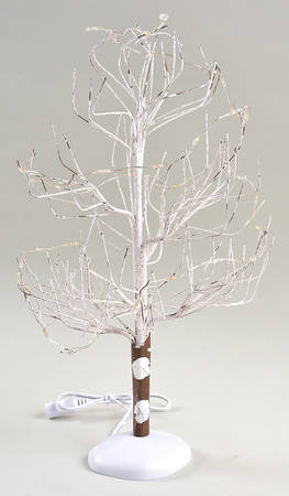 General Village Tree Accessories Lit White Frost Tree - Boxed