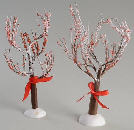 General Village Tree Accessories Crabapple Trees With Ribbon - No Box 258