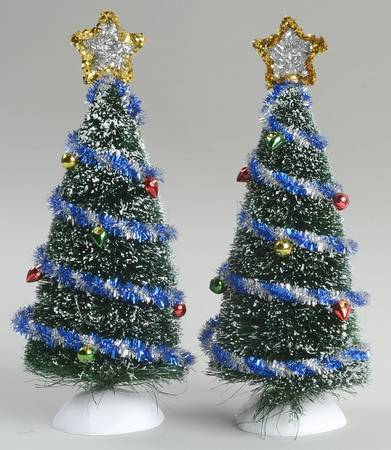 General Village Tree Accessories Decorated Sisal Trees - Blue - Boxed