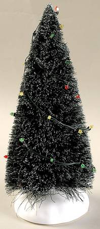 General Village Tree Accessories Twinkle Brite Frosted Topiary - No Box by Department 56