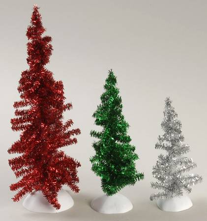 General Village Tree Accessories Classic Tinsel Trees - No Box by Department 56