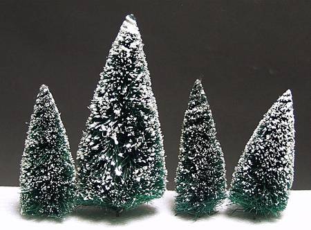 General Village Tree Accessories Frosted Trees For Mountains - Boxed