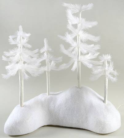 General Village Tree Accessories Fiber Optic Woods White - No Box by Department 56