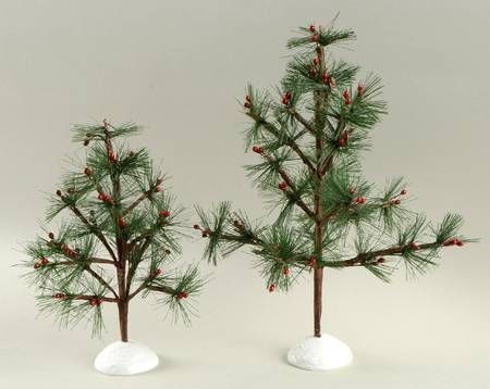 General Village Tree Accessories Village Berry Pines - Boxed