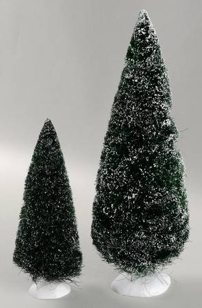 General Village Tree Accessories Bag-O-Frosted Topiaries-Set Of 2 - No Box by Department 56