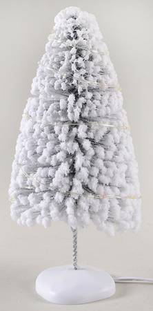 General Village Tree Accessories Lit Snow Laden Sisal, Medium - Boxed