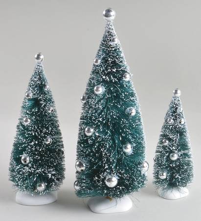 General Village Tree Accessories Silver Vintage Sisals - Boxed