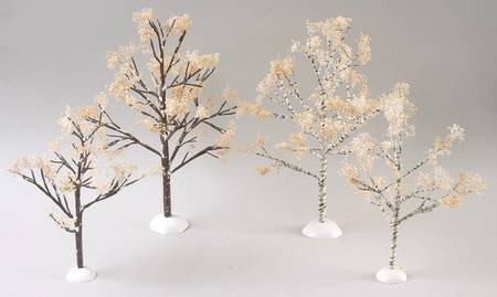 General Village Tree Accessories Village Wintertrees-Set Of 4 - Boxed by Department 56