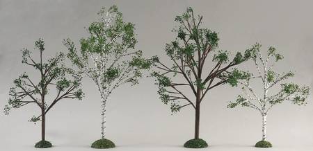 General Village Tree Accessories Village Spring/Summer Trees-Set Of 4 - Boxed by Department 56