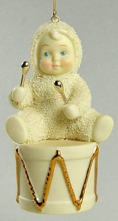 Twelve Days of Christmas #2-Snowbabies Twelve Drummers Drumming - Boxed