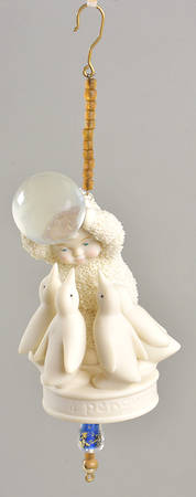 Twelve Days of Christmas #2-Snowbabies Four Playful Penguins - Boxed