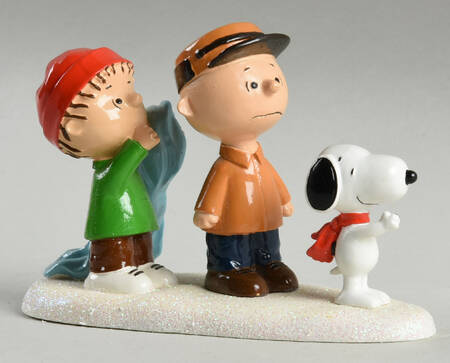 Peanuts Christmas Village One Beagle For The Show - Boxed