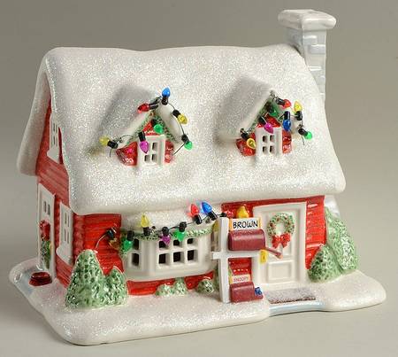 Peanuts Christmas Village Charlie Brown's House - Boxed