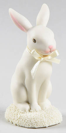 Collectible Animals - Snowbabies Rabbit-Sitting-2014 - Boxed