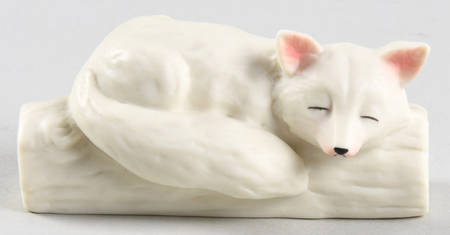 Collectible Animals - Snowbabies Fox Lying On Log-2015 - Boxed