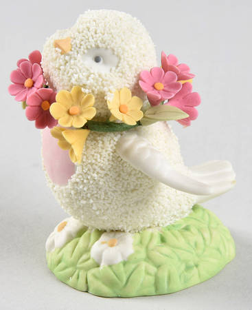 Annual Collectible Animals Robin-2007-Sitting-Flowers On Neck - Boxed