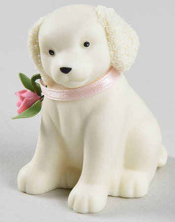 Annual Collectible Animals Puppy-2005-Pink Rose - Boxed