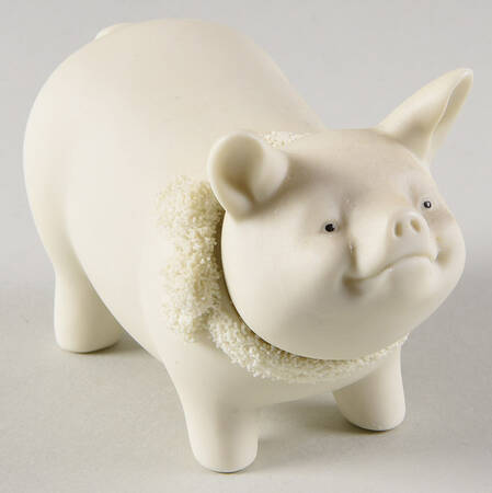 Annual Collectible Animals Pig-1998 Large - Boxed