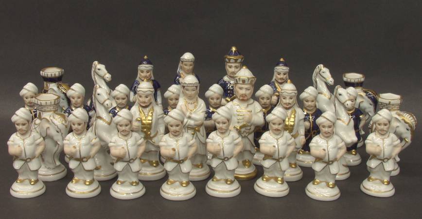 Royal Dux Chess Set by Royal Dux
