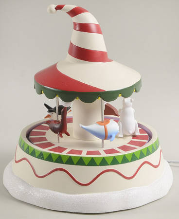 Nightmare Before Christmas Christmas Town Carousel - Boxed