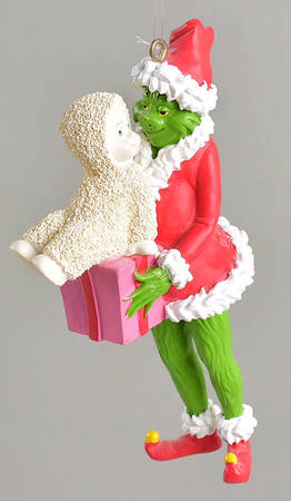 Snowbabies Guest Collection Ornaments I'm Glad You Love Christmas-Grinch - Boxed
