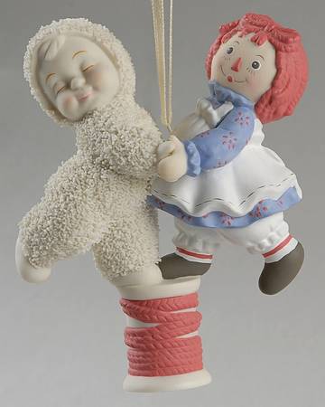 Snowbabies Guest Collection Ornaments Dance With My Baby-Raggedy Ann - Boxed