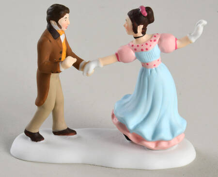 A Christmas Carol-Dickens' Village A Dance With Belle - Boxed