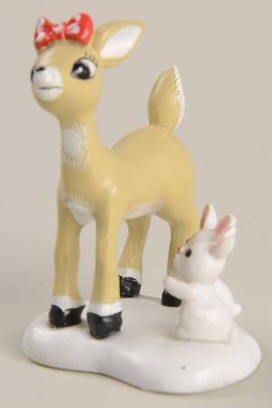 Rudolph the Red-Nosed Reindeer Village I Think You're Cute - Boxed