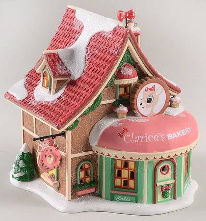 Rudolph the Red-Nosed Reindeer Village Clarice's North Pole Bakery - Boxed