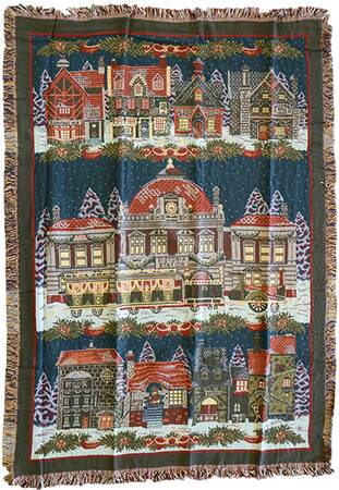 Dickens Village Woven Throw Series by Department 56