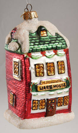 Night Before Christmas-Dickens Village M Fezziwig Wharehouse - No Box