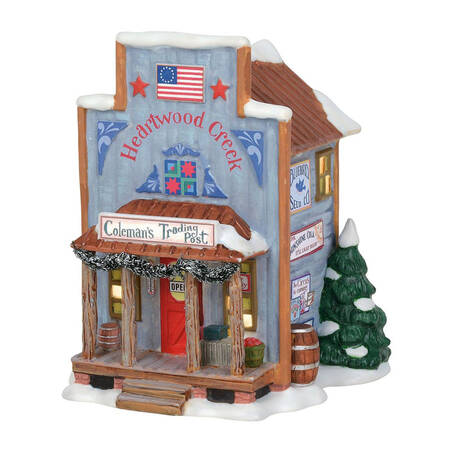 Jim Shore-New England Village Coleman's Trading Post - With Box