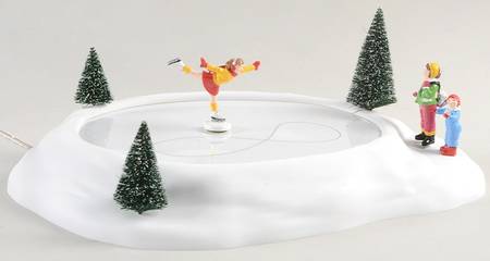 General Animated Accessories Figure Skater On Ice - Boxed
