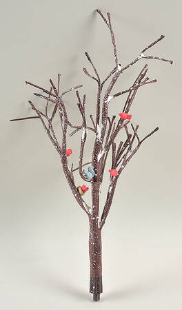 General Animated Accessories Birch Tree With Birds - No Box