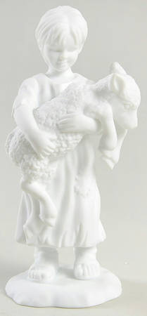 Inspirational Silhouette Treasures Shepherd Boy With Lamb - No Box