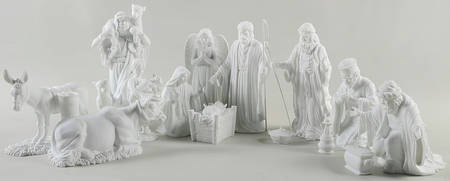 Inspirational Silhouette Treasures Boxed Set Of 14 - Nativity-Set Of 14