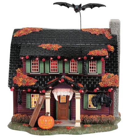 Trick Or Treat Lane - Snow Village Halloween The Vampire House - Boxed